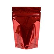 4 x 6 Stand Up Pouch -Metallic Red